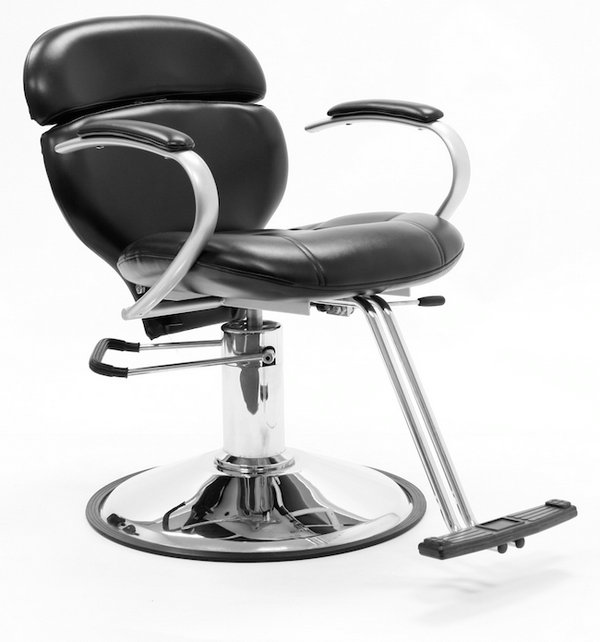 Comfortable hair salon styling chairs / hydraulic hairdressing chairs
